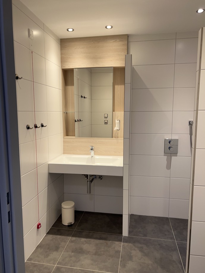 Blick ins Badezimmer