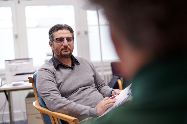 Herr Dr. Alexandros Argyropoulos im Gespräch